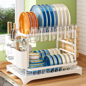 آب چکان ظروف آشپز خانه(سفید)